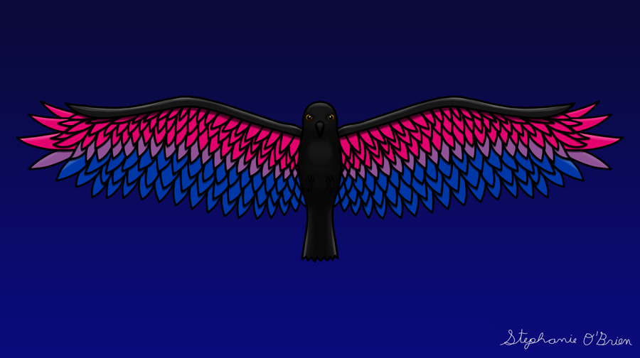 Fly With Pride, Raven Series - Bisexual