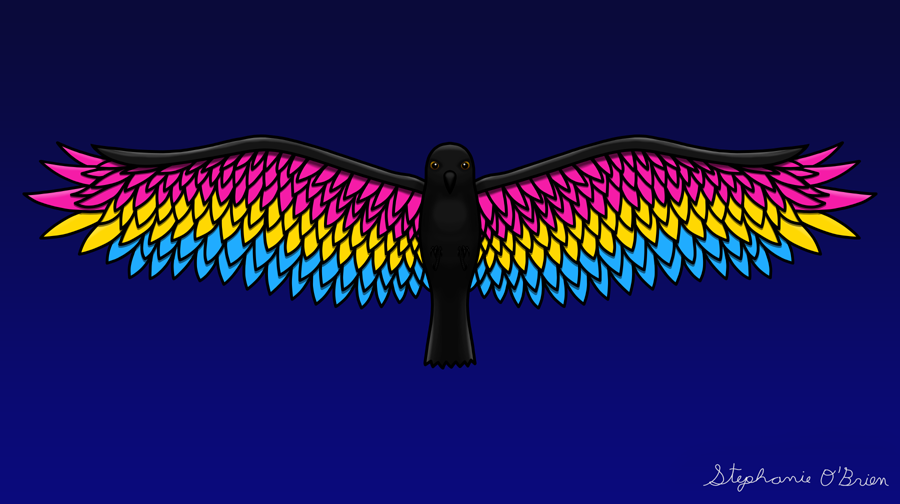 Fly With Pride, Raven Series - Pansexual