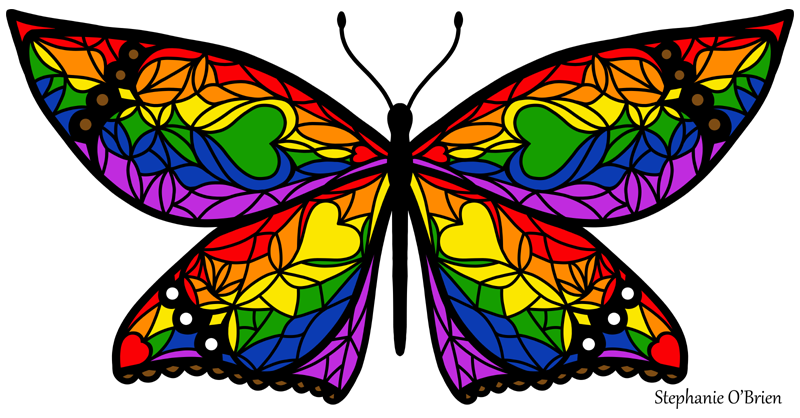 Butterfly pride flag - LGBTQ