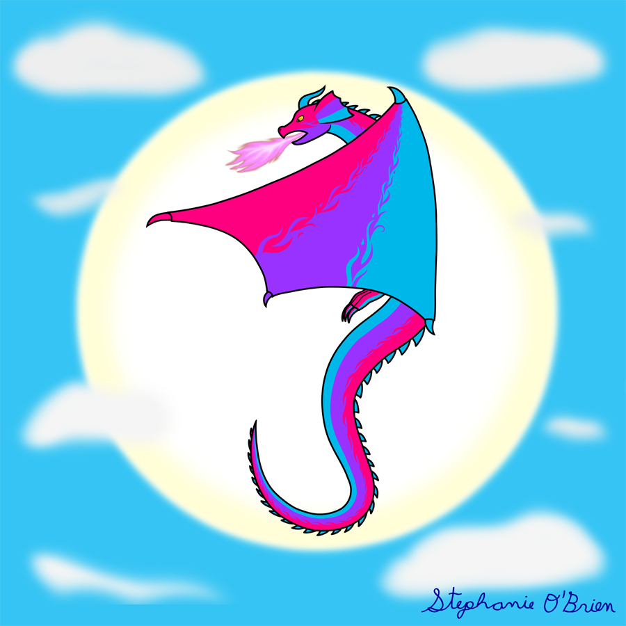 Fly With Pride, Dragon Series - Androgyne