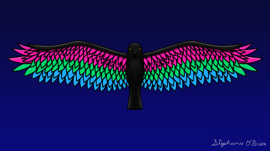 Fly With Pride, Raven Series - Polysexual
